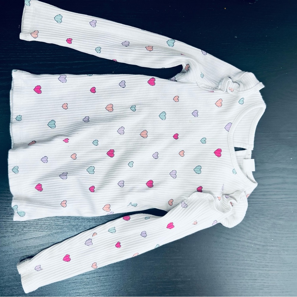 Heart Patterned Kids Sweater
